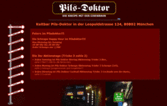 Pils Doktor München, die Kneipe die Bar mit der Eisenbahn